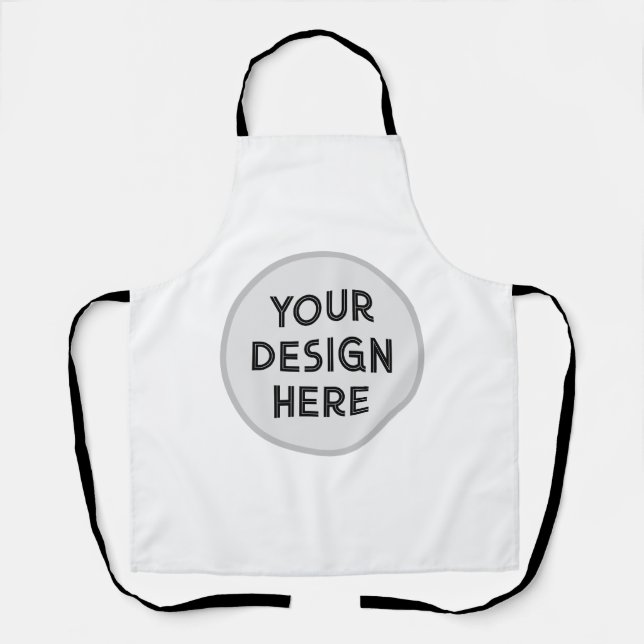 Create Your Own Design Customisable All-Over Print Apron (Front)