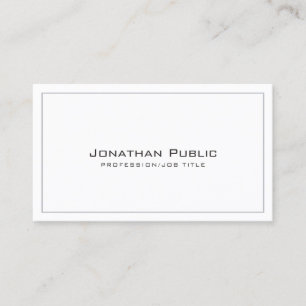 Create Your Own Design Modern Elegant Plain Business Card