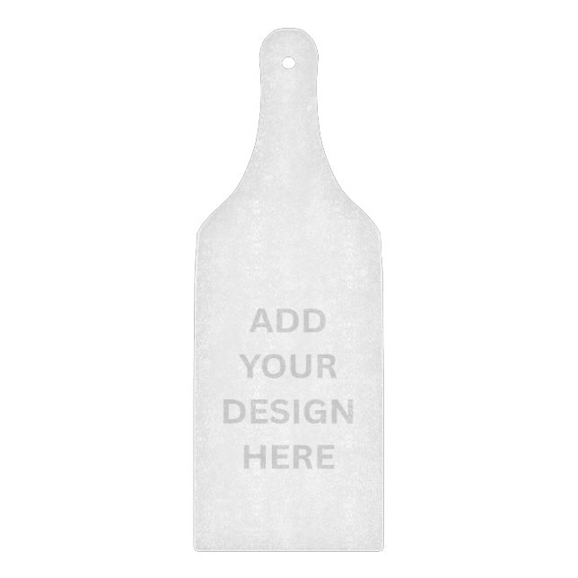 Create Your Own Design Paddle Glass Cutting Board (Front)