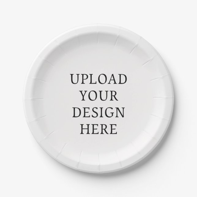 Create Your Own Design  Paper Plate (Front)
