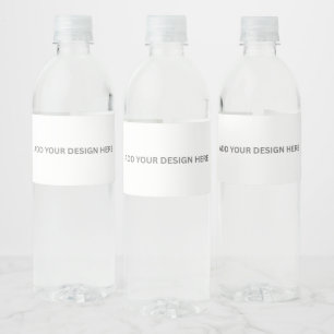 Create Your Own Design Peel-And-Stick Water Bottle Label