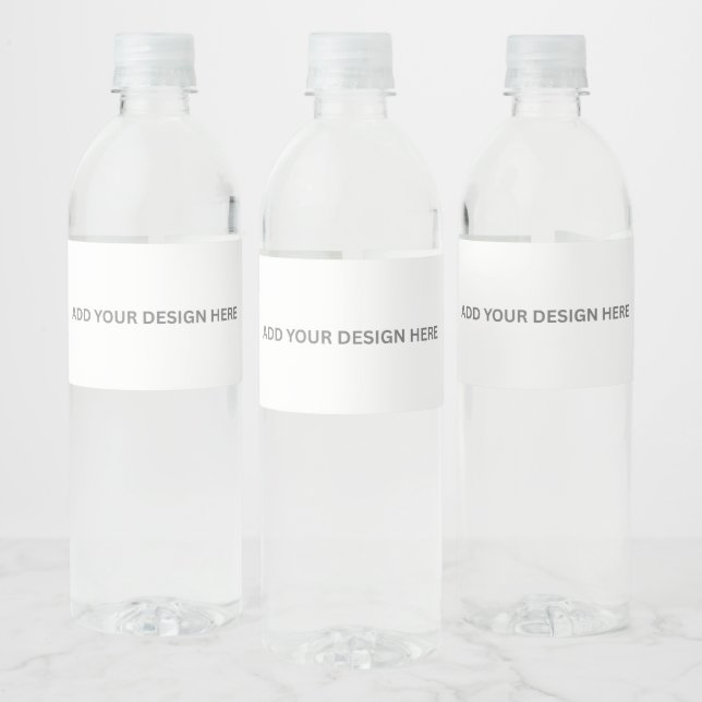 Create Your Own Design Peel-And-Stick Water Bottle Label (Bottles)