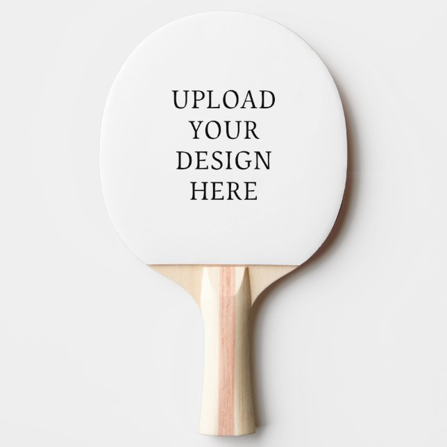 Create Your Own Design Personalised Ping Pong Paddle (Front)