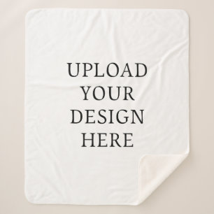 Create Your Own Design Personalised Sherpa Blanket