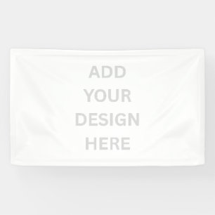 Create Your Own Design Personalised Vinyl 3' x 5' Banner