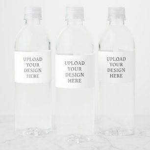 Create your own Design personalised  Water Bottle Label