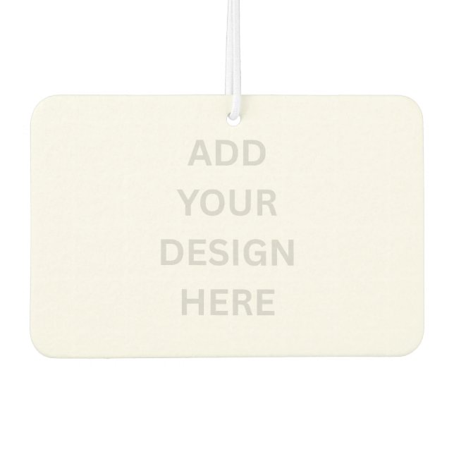 Create Your Own Design Photo Car Air Freshener (Front)