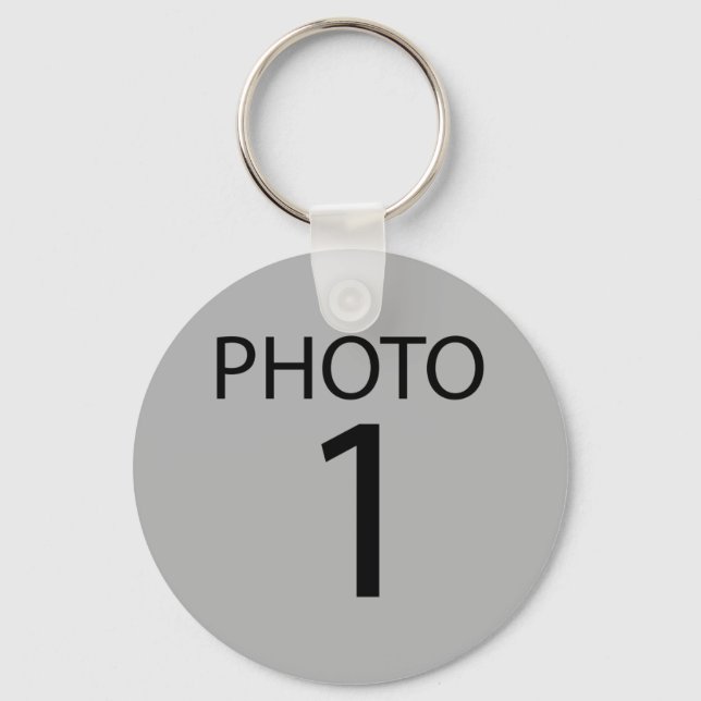 Create your own design PHOTO Key Ring (Front)