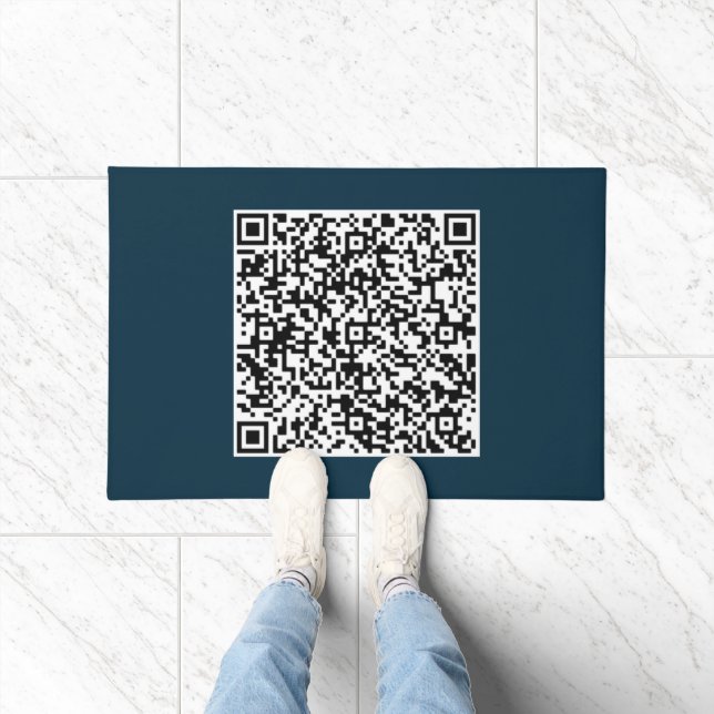 Create Your Own Design QR Code Doormat Example (Indoor)