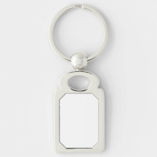 Create Your Own Design Rectangle Metal Keychain