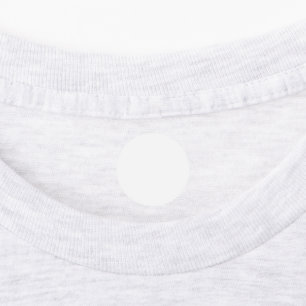 Create Your Own Design Small Circle Clothing Label