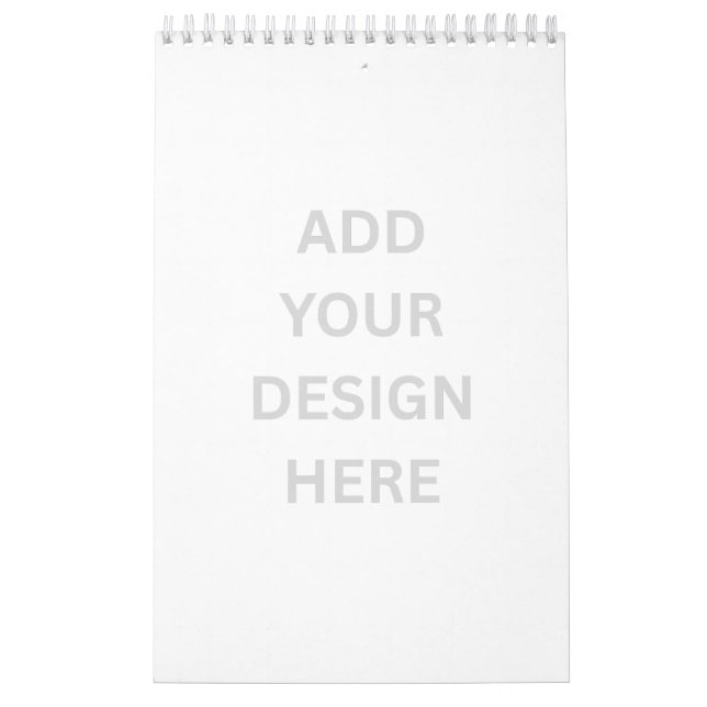Create Your Own Design Small Single Page Calendar (Cover)