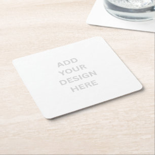 Create Your Own Design Square Coasters