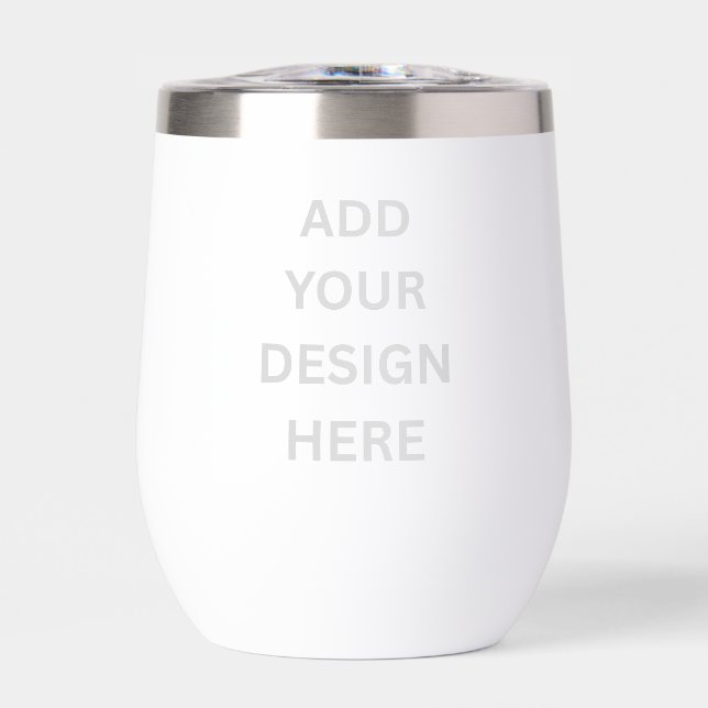 Create Your Own Design Stemless Wine Tumbler (Front)