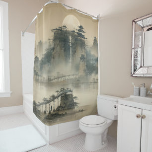 Create Your Own Design Vintage custom picture Shower Curtain