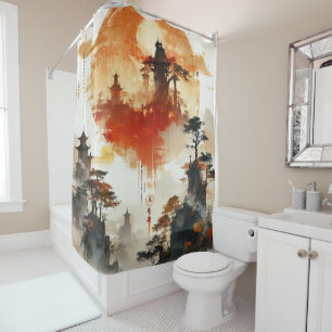 Create Your Own Design Vintage custom picture Shower Curtain