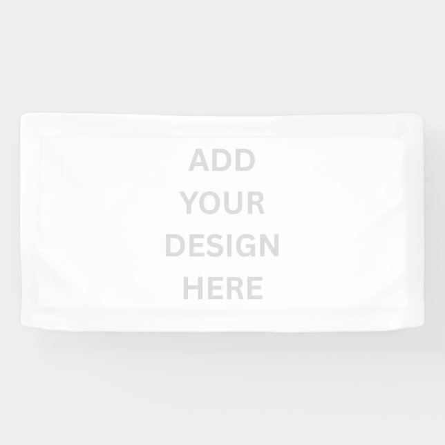 Create Your Own Design Vinyl Banner, 1.6'x3'  Banner (Horizontal)