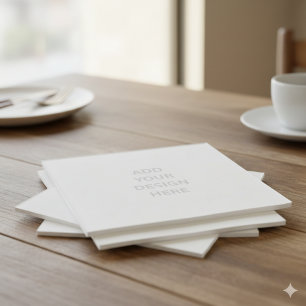 Create Your Own Design Wedding Cocktail Paper Napkin