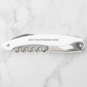Create Your Own Design White Corkscrew