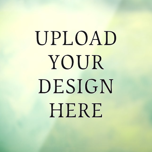 ‏Create Your Own Design  Window Cling (Sheet 3)