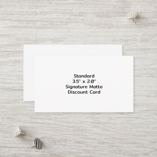 Create Your Own Discount Card (Front/Back In Situ)