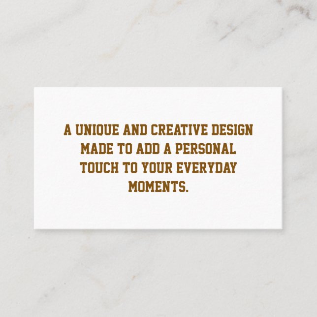 Create Your Own Discount Card (Front)
