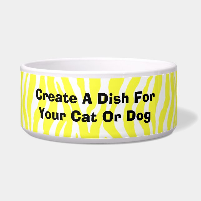 Create Your Own Dish For Your Pet Dog or Cat (Front)