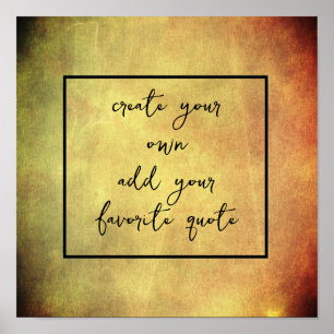  create your own distressed texture add text  poster