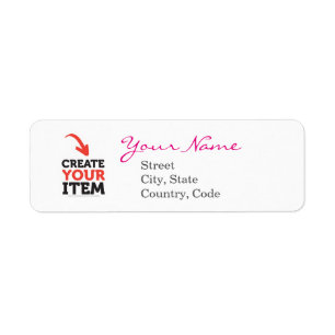 Create-your-Own DIY Address Labels Editable