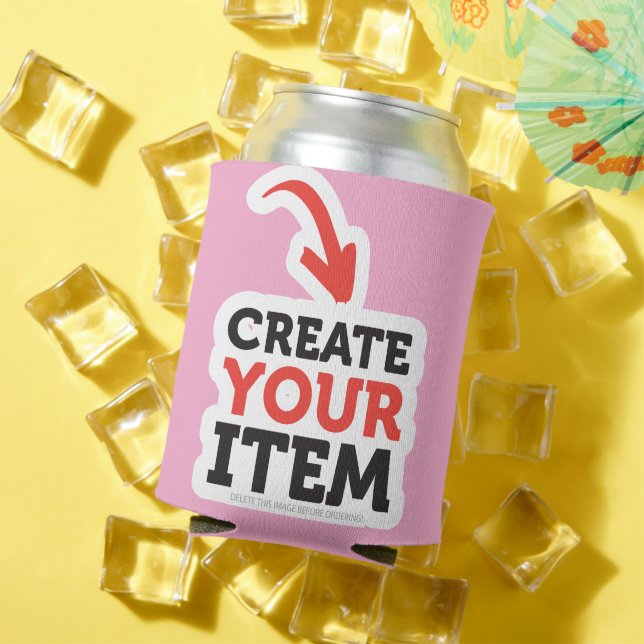 CREATE-YOUR-OWN DIY Custom design bachelorette Can Cooler (In Situ Summer)