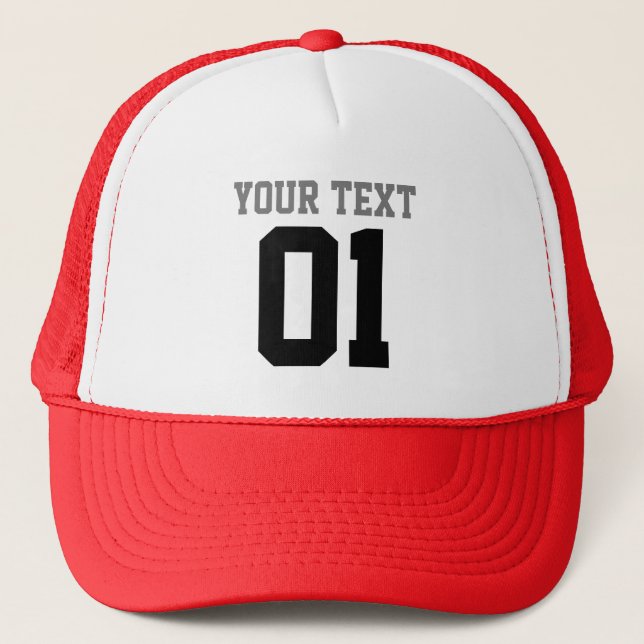 CREATE-YOUR-OWN DIY Custom Print Bachelor Party Trucker Hat (Front)