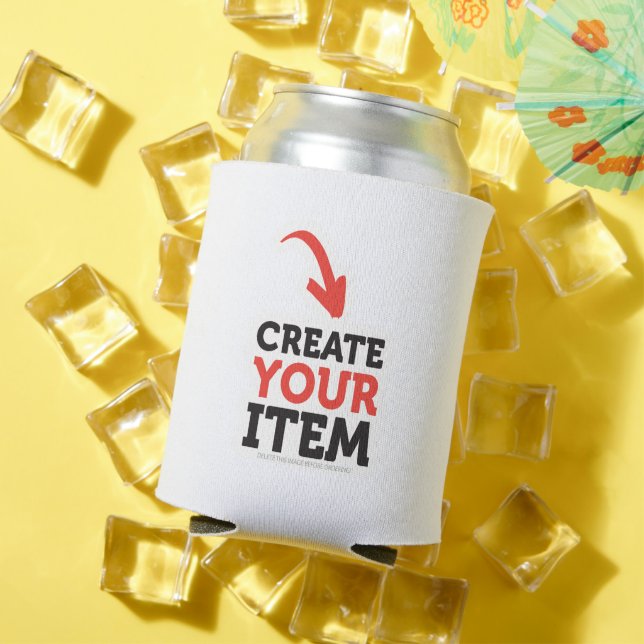 CREATE-YOUR-OWN DIY Custom upload design Bachelor Can Cooler (In Situ Summer)