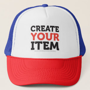 CREATE-YOUR-OWN DIY Custom upload design Bachelor Trucker Hat