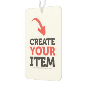 CREATE-YOUR-OWN DIY Custom upload your design Car Air Freshener