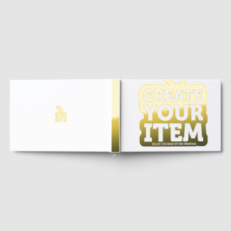 CREATE-YOUR-OWN DIY Custom upload your design Guest Book