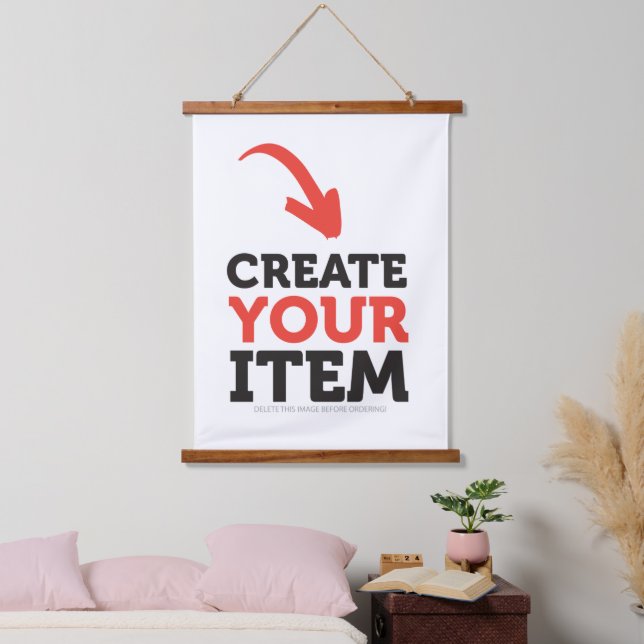 CREATE-YOUR-OWN DIY Custom upload your design Hanging Tapestry (Bedroom)