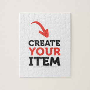 CREATE-YOUR-OWN DIY Custom upload your design Jigsaw Puzzle