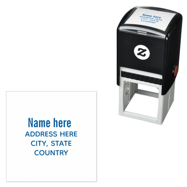 CREATE-YOUR-OWN DIY Custom upload your logo Self-inking Stamp (In Situ)