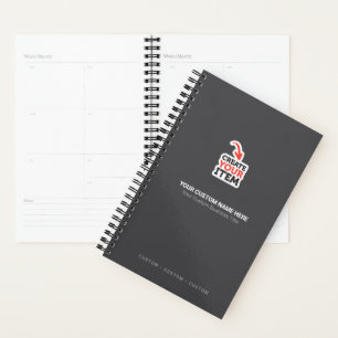 Create Your Own DIY Daily Planner Book Logo Upload