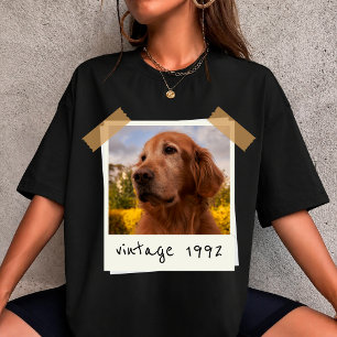 create your own Dog Pet Photo Animal custom 90s T-Shirt