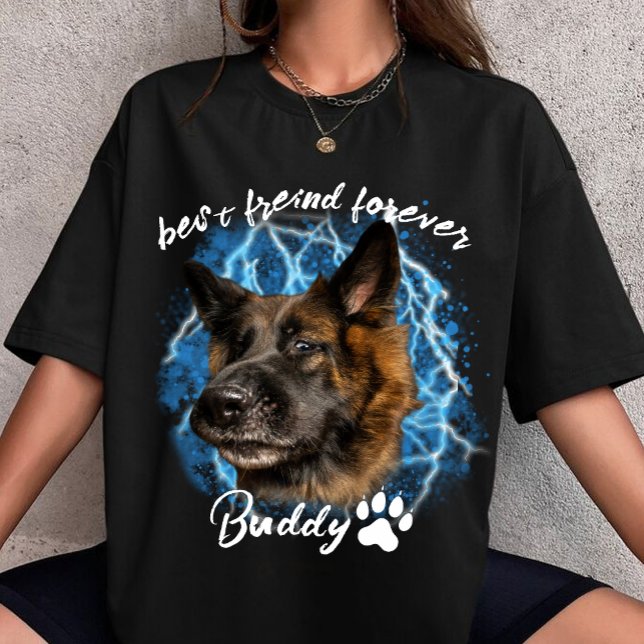 create your own Dog Pet Photo Animal custom 90s  T-Shirt (Creator Uploaded)