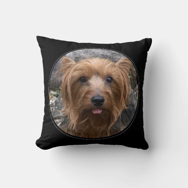 Create Your Own Dog Photo Custom Pet  Cushion (Front)