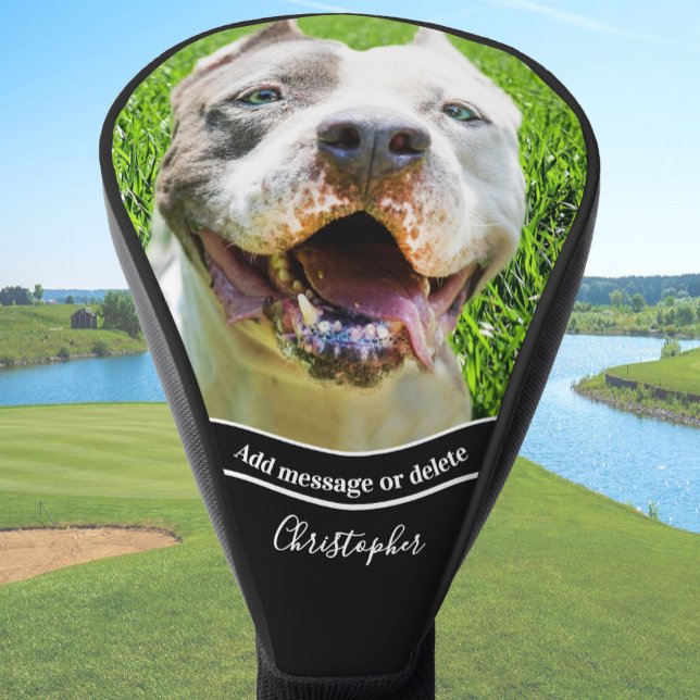 Create Your Own Dog Photo Personalized  Golf Head Cover (Creator Uploaded)