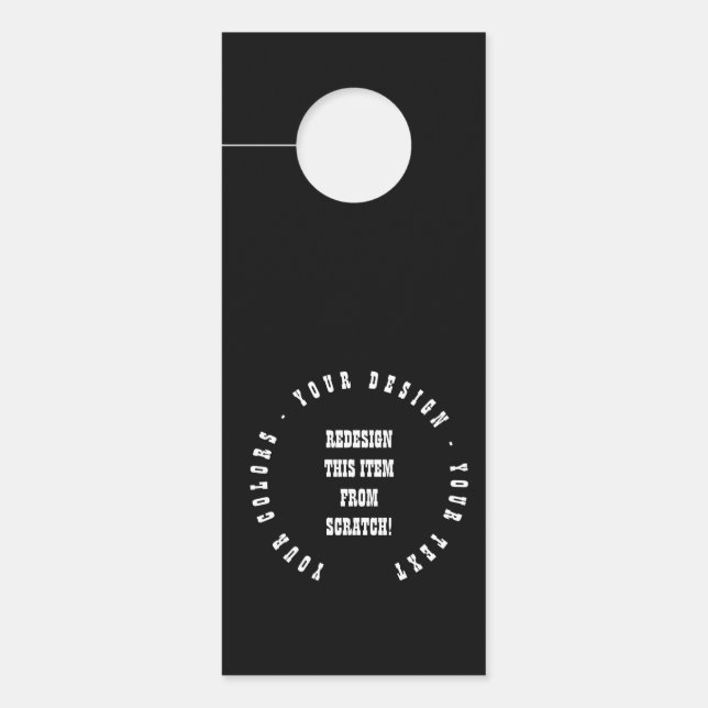 Create Your Own Door Hanger (Front)