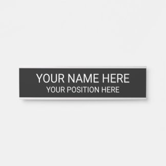 Create Your Own Door Sign