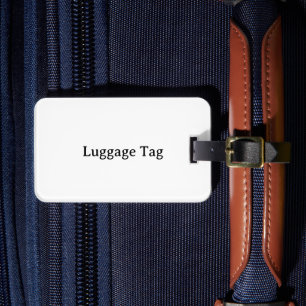 Create Your Own Double-sided Acrylic Luggage Tag