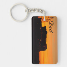 Create your own double sided keyring for Dad