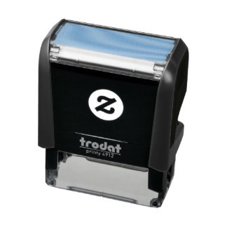 Create Your Own editable dark gray Self-inking Stamp