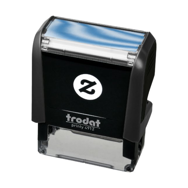 Create Your Own editable dark gray Self-inking Stamp (Product)
