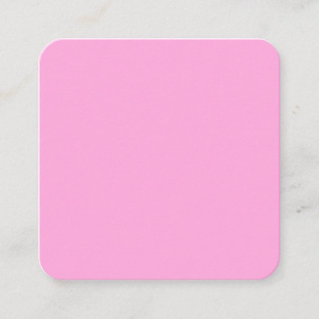 Create Your Own editable Square Business Card (Front)